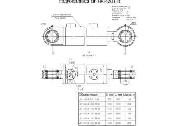 ЦГ-140.90х1000.11-02