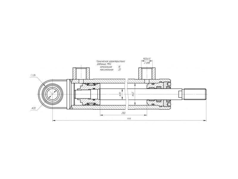  ЕЦГ-40.20х250.13